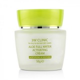 Увлажняющий крем для лица с экстрактом алоэ 3W Clinic Aloe Full Water Activating Cream 50 гр