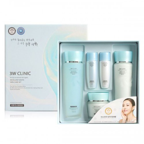 Отбеливающий набор для лица 3W Clinic Excellent White Skincare 3 Kit Set Отбеливающий набор для лица 3W Clinic Excellent White Skincare 3 Kit Set