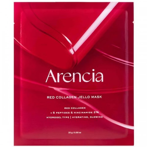 Гидрогелевая маска с коллагеном и пептидами Arencia Red Collagen Jello Mask 25 гр