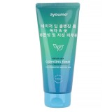 Пенка для лица с экстрактом зеленого чая и углем Ayoume Nature Deep Cleansing Foam Green Tea & Charcoal 100 мл