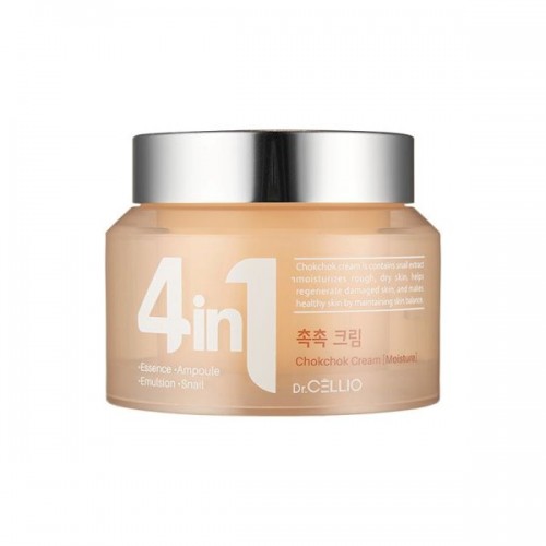 Востанавливающий крем с муцином улитки Dr.Cellio G50 4 In 1 Chokchok Snail Cream 70 мл Востанавливающий крем с муцином улитки Dr.Cellio G50 4 In 1 Chokchok Snail Cream 70 мл