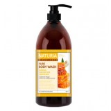 Гель для душа мед/лилия EVAS Naturia Pure Body Wash Honey & White Lily 750 мл