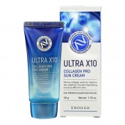 Увлажняющий солнцезащитный крем для лица с коллагеном Enough Ultra X10 Collagen Sun Cream SPF 50 Pa+++, 50 мл