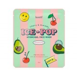 Гидрогелевая маска с вишней и авокадо Koelf Cherry & Avocado​ Ice-Pop Hydrogel Face Mask 30 гр