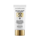 Солнцезащитный крем с комплексом пептидов и шёлка Active Silky Sun Cream SPF50+PA+++ 50 мл