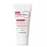Солнцезащитный крем с коллагеном для жирной кожи Medi-Peel Red Lacto Collagen Sun Cream SPF50+ PA++++50 мл