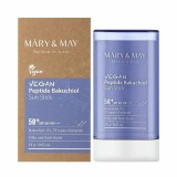 Солнцезащитный стик с пептидами Mary&May Vegan Peptide Bakuchiol Sun Stick SPF50+ PA++++18 гр