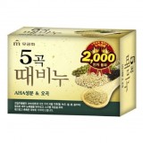 Косметическое мыло-скраб "5 злаков" Mukunghwa Grain Body Soap 100 гр