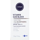Cолнцезащитный крем ORNA vitamin sun block sea buckthorn SPF 50+/PA++++ 50 мл