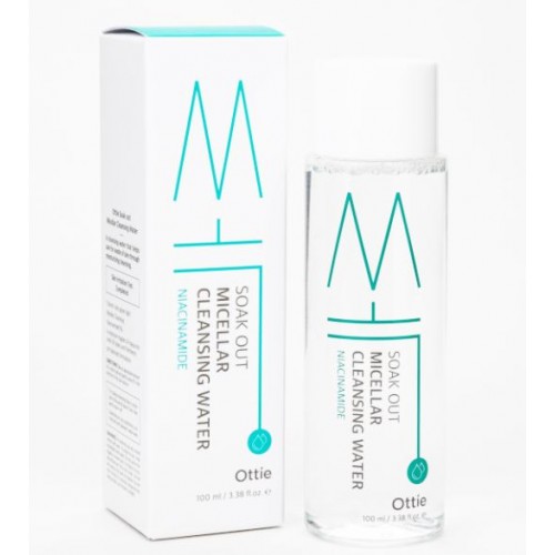 Мицеллярная вода Ottie Soak Out Micellar Cleansing Water 300 мл Мицеллярная вода Ottie Soak Out Micellar Cleansing Water 300 мл