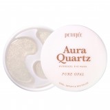 Охлаждающие патчи от морщин и отеков Petitfee Aura Quartz Hydrogel Eye Mask Pure Opal 40 шт