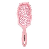 Расческа массажная для сухих и влажных волос с широкими зубьями Solomeya Wide Teeth Air Cushion Brush For Wet&dry Hair Pink