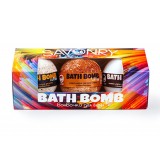 Подарочный набор бомбочки для ванны Savonry BATH BOMB 3 шт