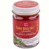 Красный тайский бальзам с болеутоляющим эффектом Banna Balm With Herb 50 гр