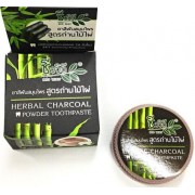 Зубная паста с бамбуковым углем BIO WAY Herbal charcoal powder toothpaste 25 гр
