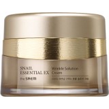 Крем с улиткой антивозрастной против морщин THE SAEM Snail Essential EX Wrinkle Solution Cream 60 мл