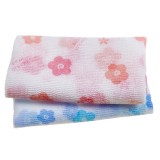 Мочалка для душа средне-жесткая (168) SUNG BO CLEAMY Clean & Beauty White Pattern Shower Towel