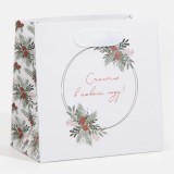 Пакет "Зима" (7724306) 14х14х9 см