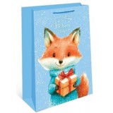 Пакет Подарочный "Счастливого Нового года" (89888) 18*23*10