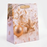 Пакет ламинированный «Золото»,18x23x10 см