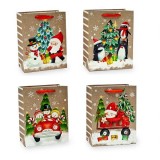 Пакет подарочный "нг рисунки" 14,5*15*6см 