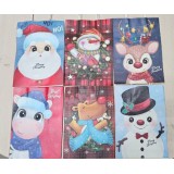 Пакет крафтовый с рисунком (1722-4) 15*21*8 см